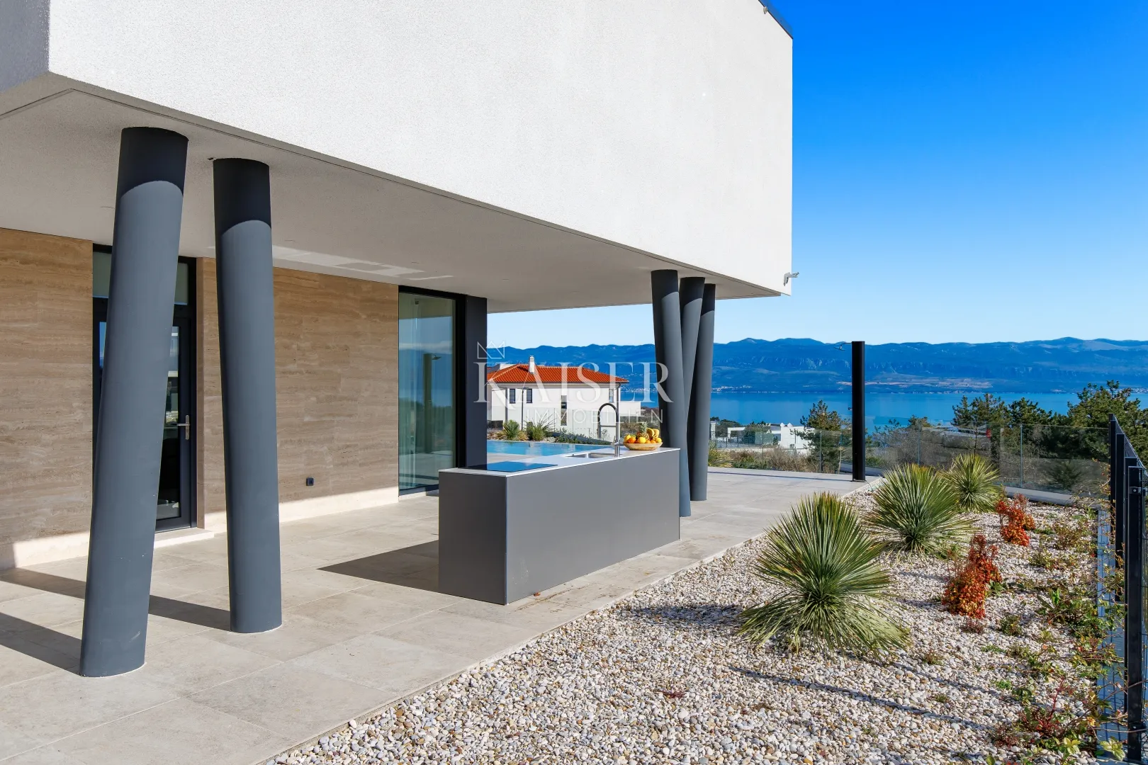 krk, vrbnik - villa 265m2 sa panoramskim pogledom na more - slika 54