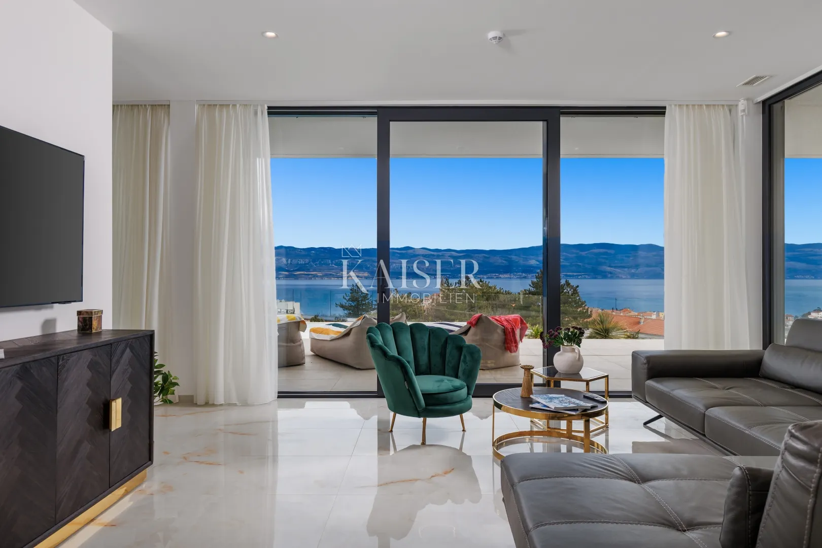 krk, vrbnik - villa 265m2 sa panoramskim pogledom na more - slika 12