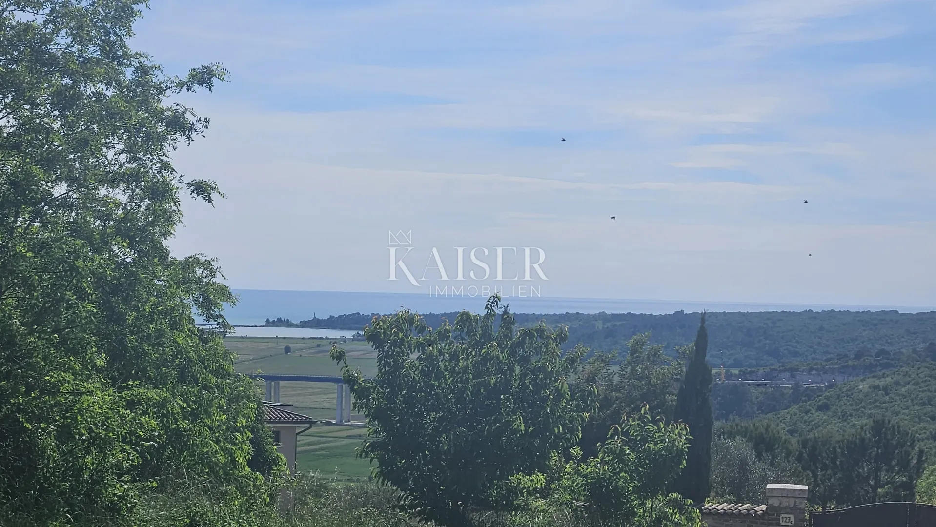 nova vas, istra, okolica, građevinsko zemljište sa pogledom na more - slika 1