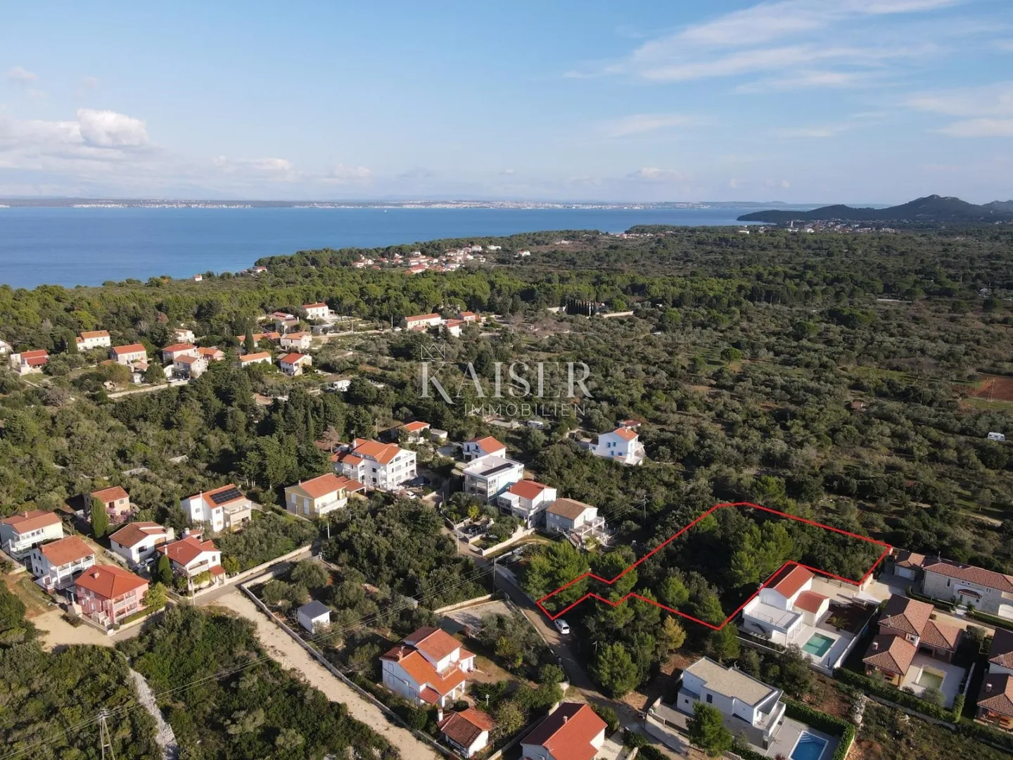 zadar, otok ugljan: građevinsko zemljište 290m od mora - slika 15