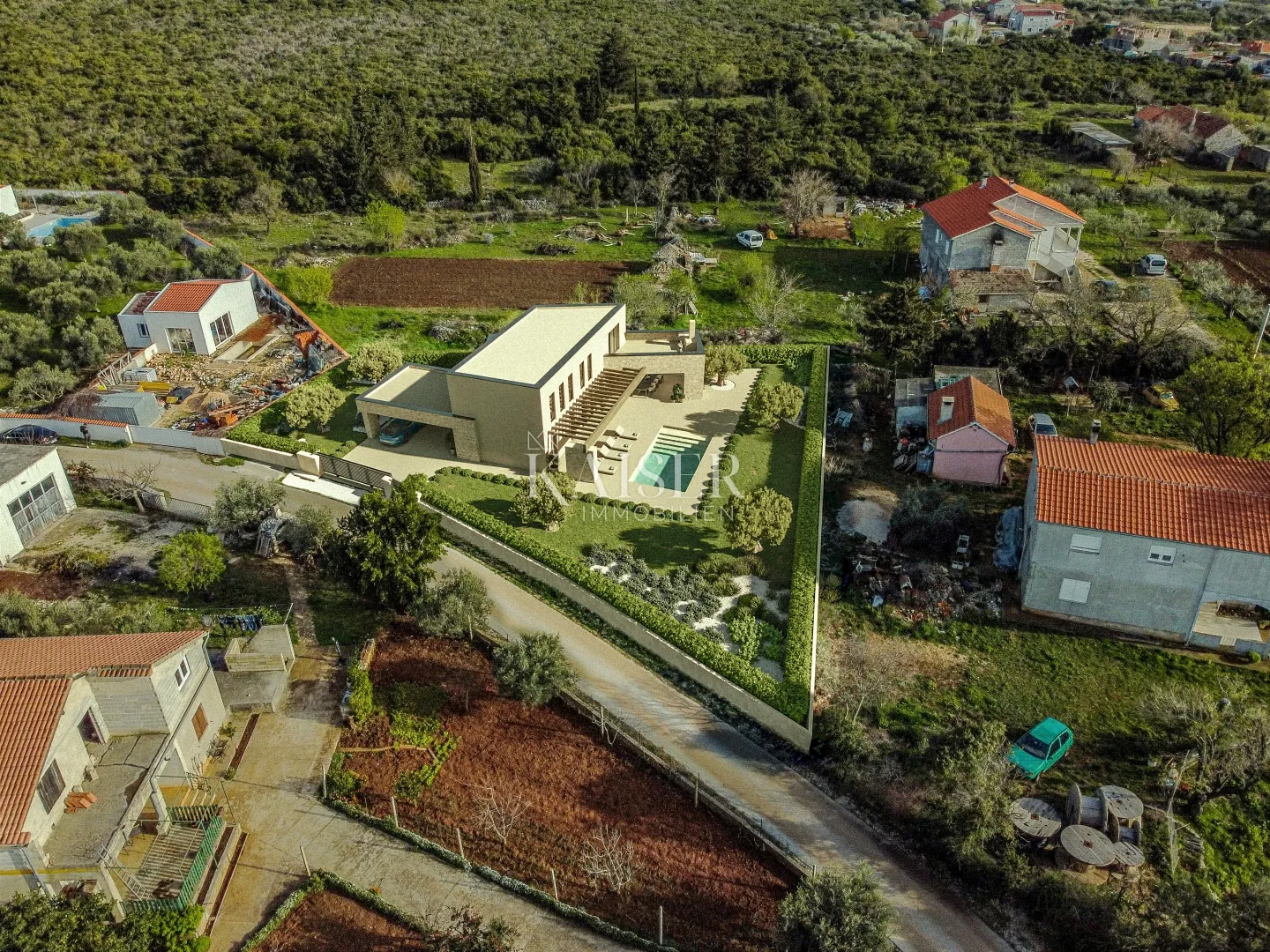 zadar, debeljak -luksuzna kuća s bazenom - slika 7