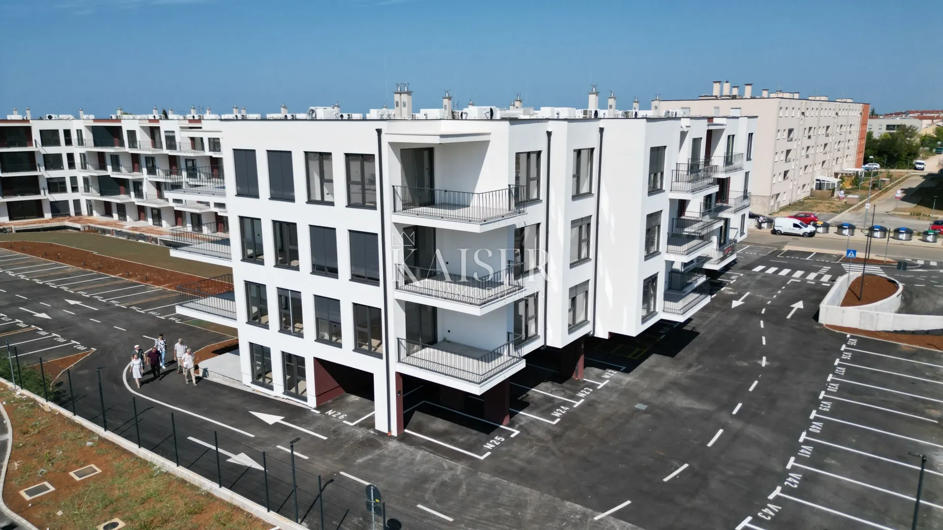 istra, umag – jednosoban stan sa dnevnim boravkom, u novogradnji 45m2, prvi kat - slika 3
