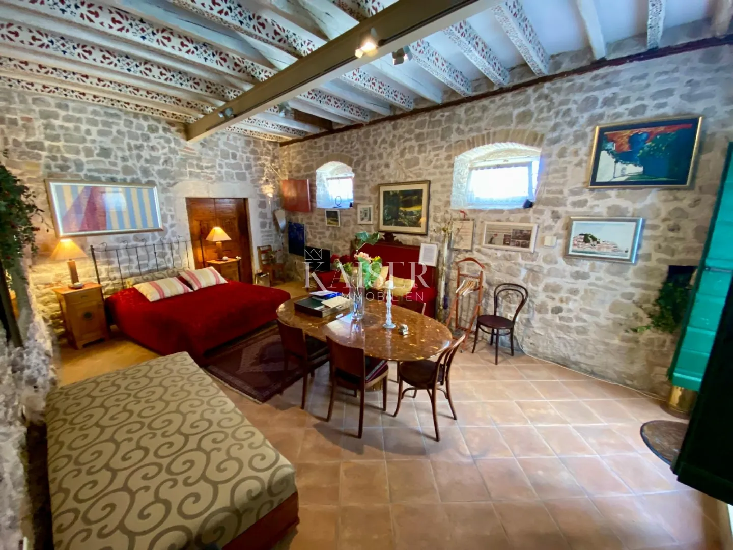šibenik, stari grad - stan s kraljevskim pedigreom i tajnim prolazom 108m2 - slika 10
