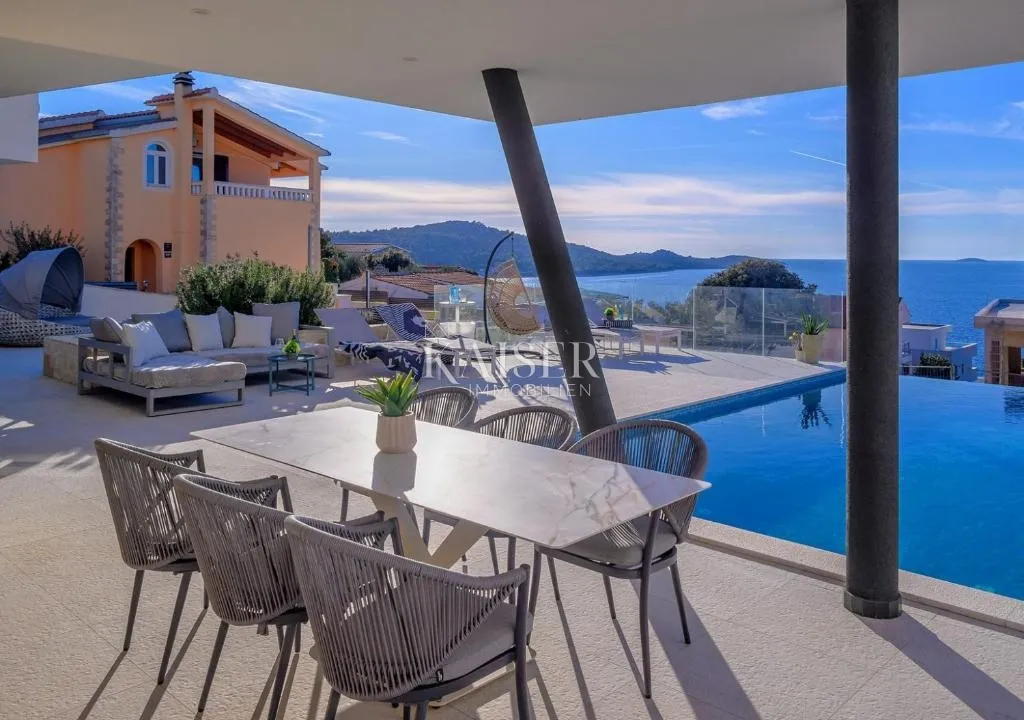 šibenik-rogoznica - moderna vila za odmor sa slikovitim pogledom na more - slika 22
