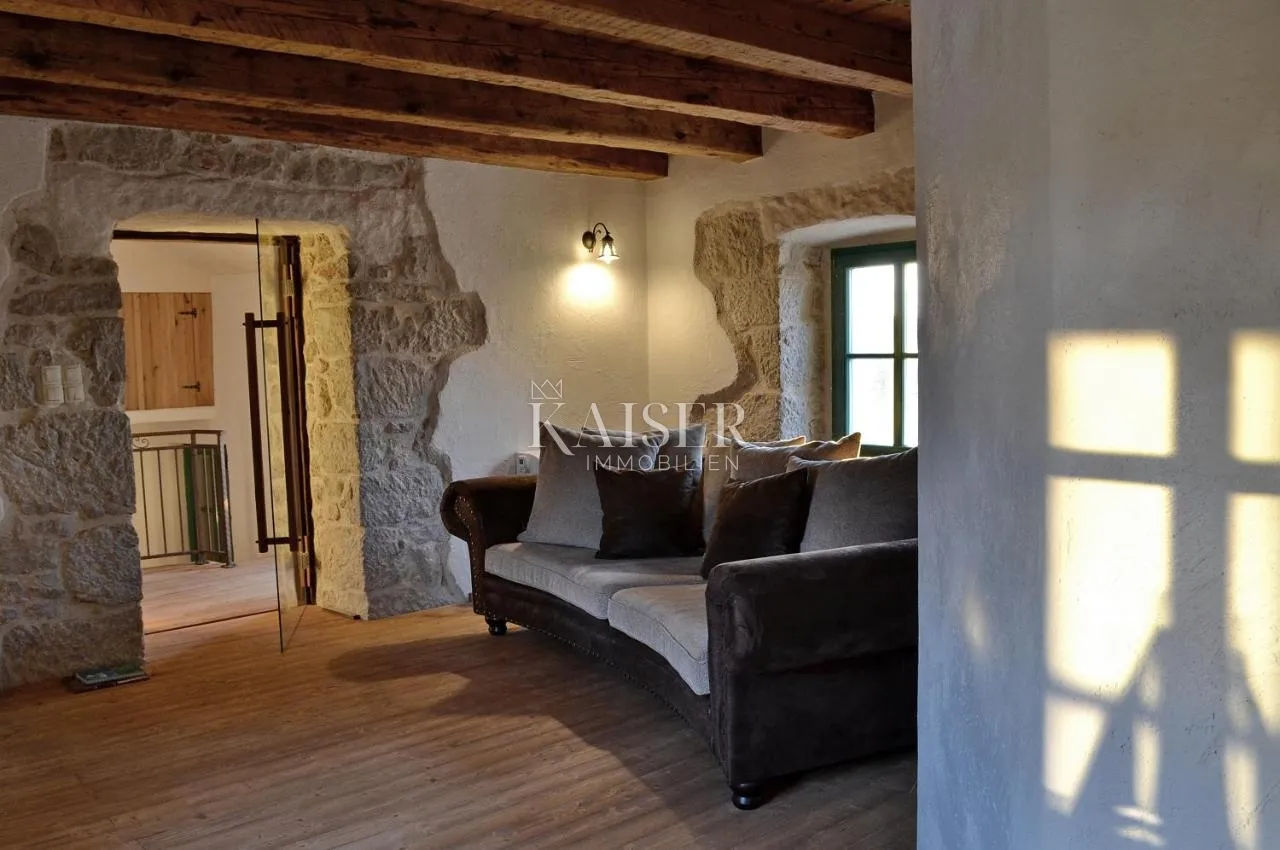 otok krk, malinska- kamena kuća 120m2 s bazenom - slika 15