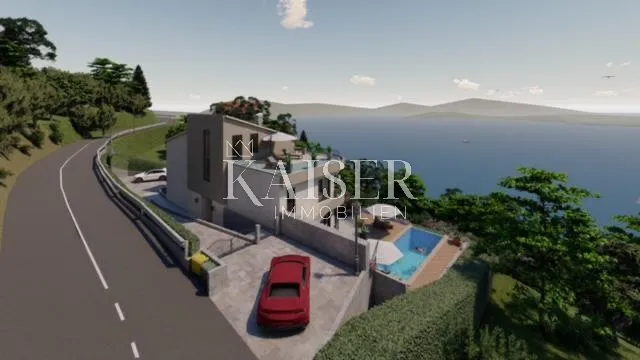 mošćenička draga, sveta jelena-zemljište sa predivnim pogledom na more - slika 6