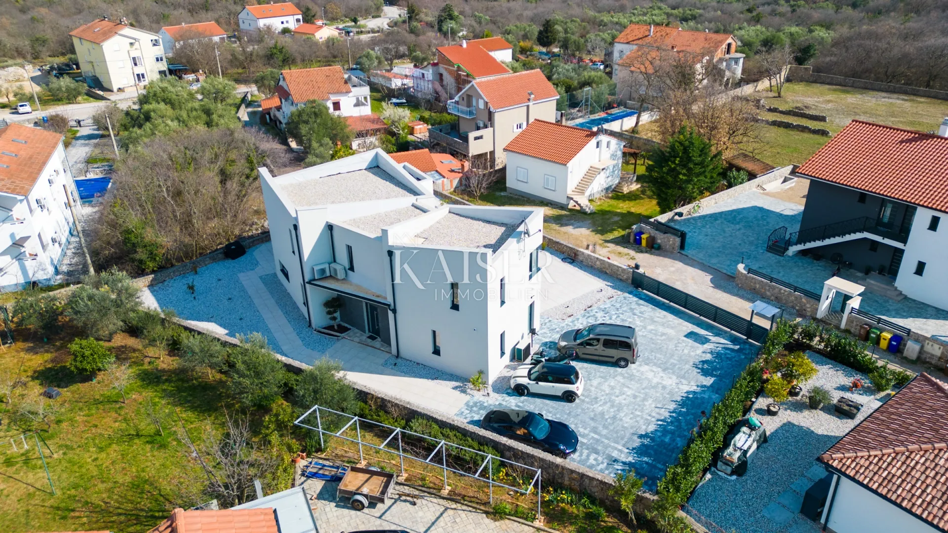 otok krk, - kornić: ekskluzivna vila sa grijanim bazenom - slika 106