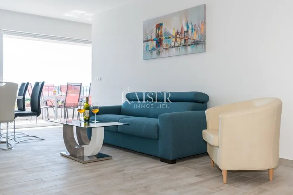 sukošan, zadar - moderan dvosoban apartman s lođom i pogledom na more - slika 47