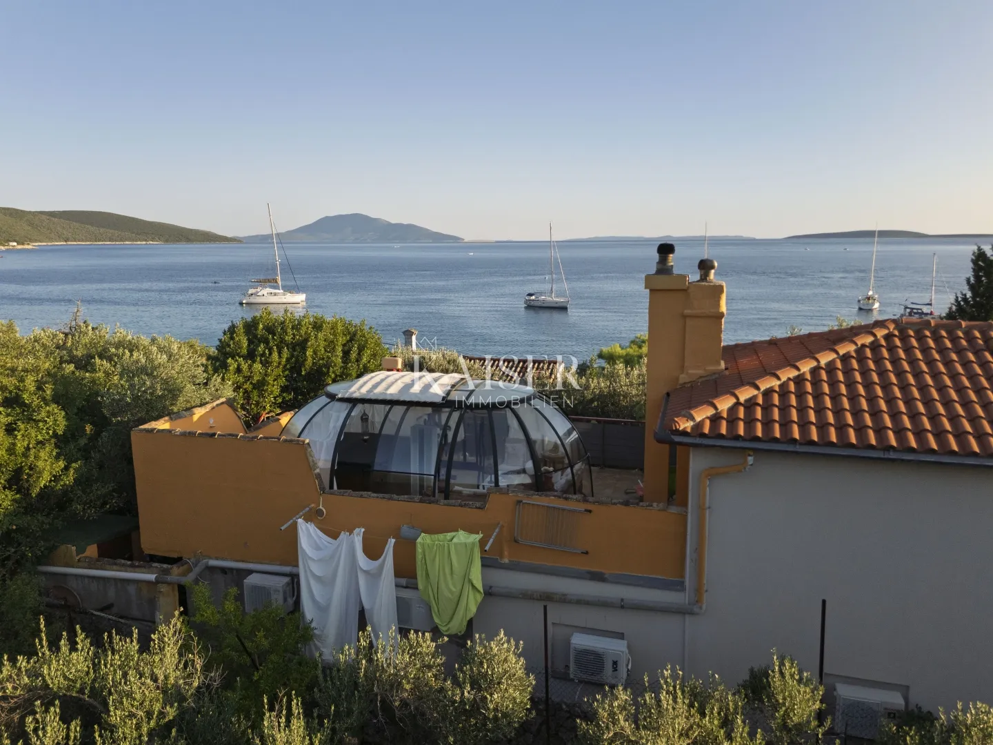martinšćica, otok cres, mediteranska vila uz plažu - slika 26