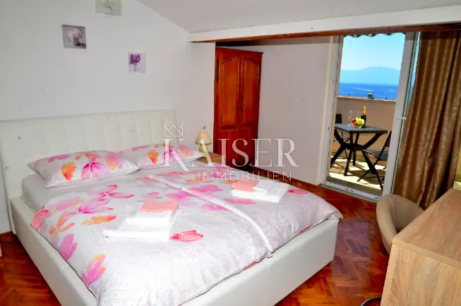 otok krk, malinska - kuća sa 6 apartmana 300 m od mora - slika 4