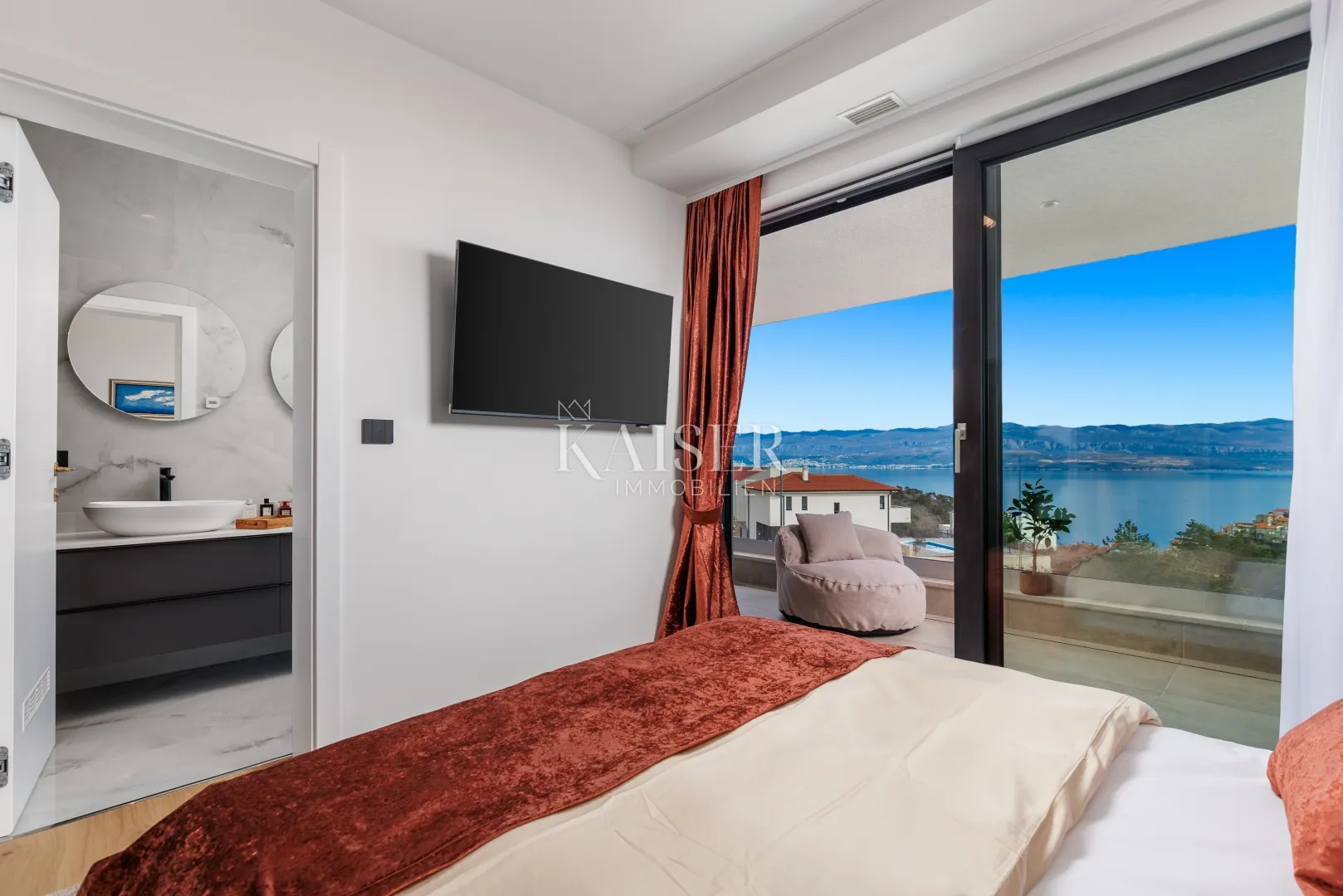 krk, vrbnik - villa 265m2 sa panoramskim pogledom na more - slika 33