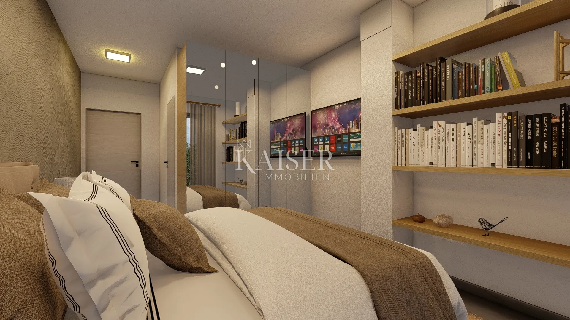 otok krk, malinska - dvojna kuća sa bazenom, 140m2 - slika 24