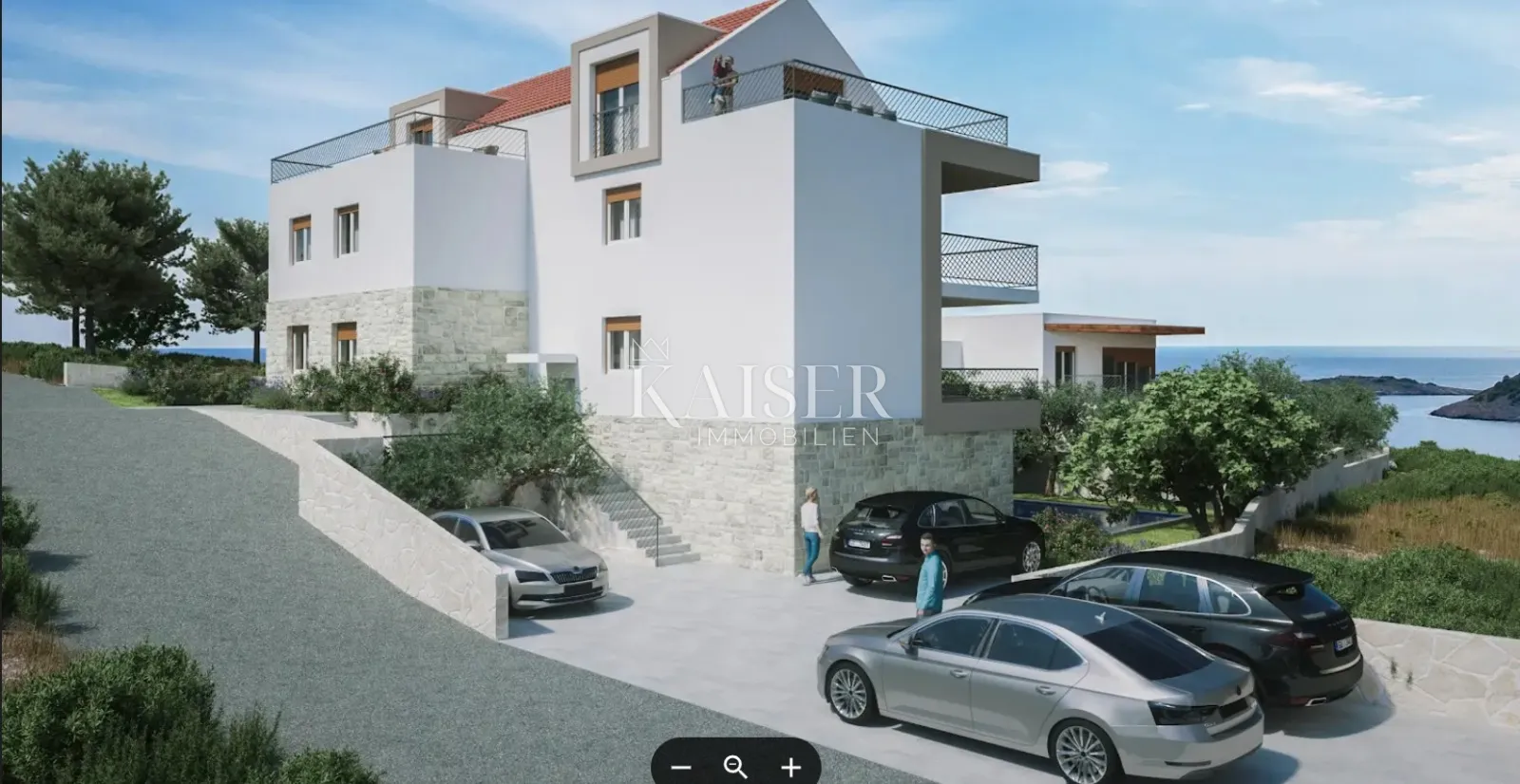 šibenik, stivašnica- penthouse sa terasom i pogledom na more - slika 13