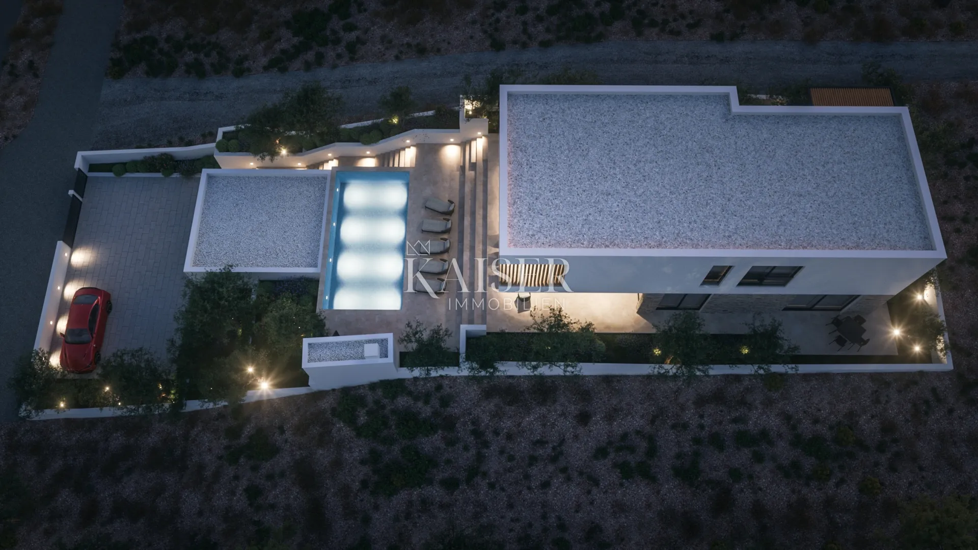 šibenik, žaborić – luksuzna vila s grijanim bazenom i panoramskim pogledom - slika 14