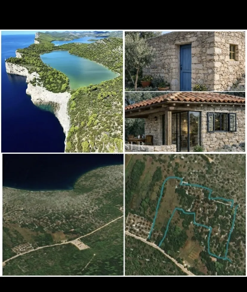 dugi otok, sali- kamena kuća u parku prirode telašćica - slika 1