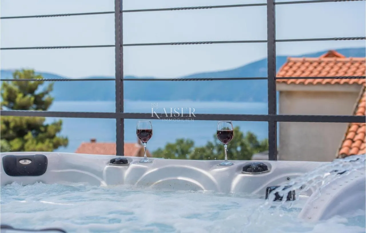 pinezići, otok krk- adaptirana kamena kuća 145m2 s bazenom - slika 28