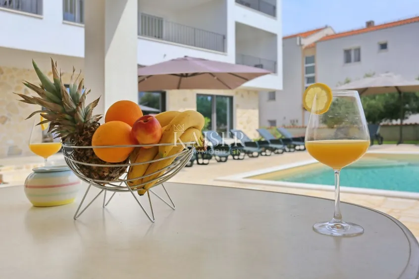 sukošan, zadar - moderan dvosoban apartman s lođom i pogledom na more - slika 54