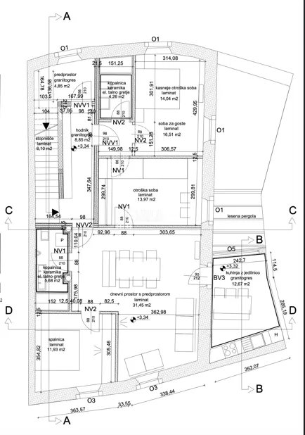 istra - poreč centar, luksuzan stan 50 m od mora - slika 12