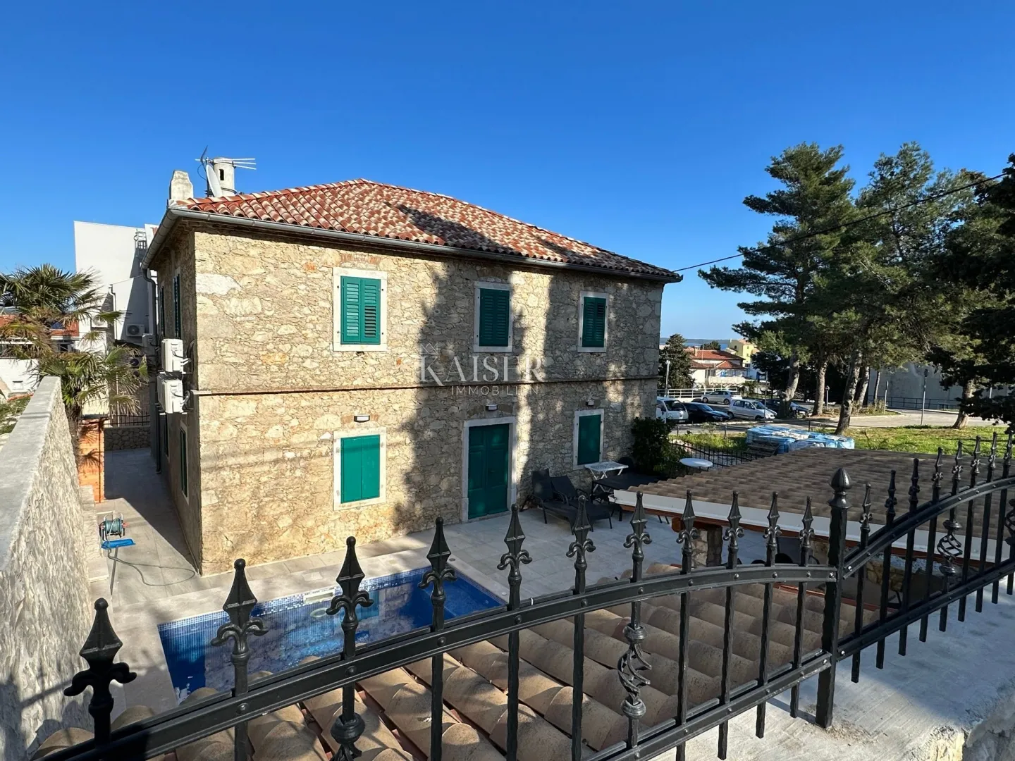 Nerezine, otok Lošinj - prekrasna kamena kuća s bazenom - Nerezine, Mali Lošinj