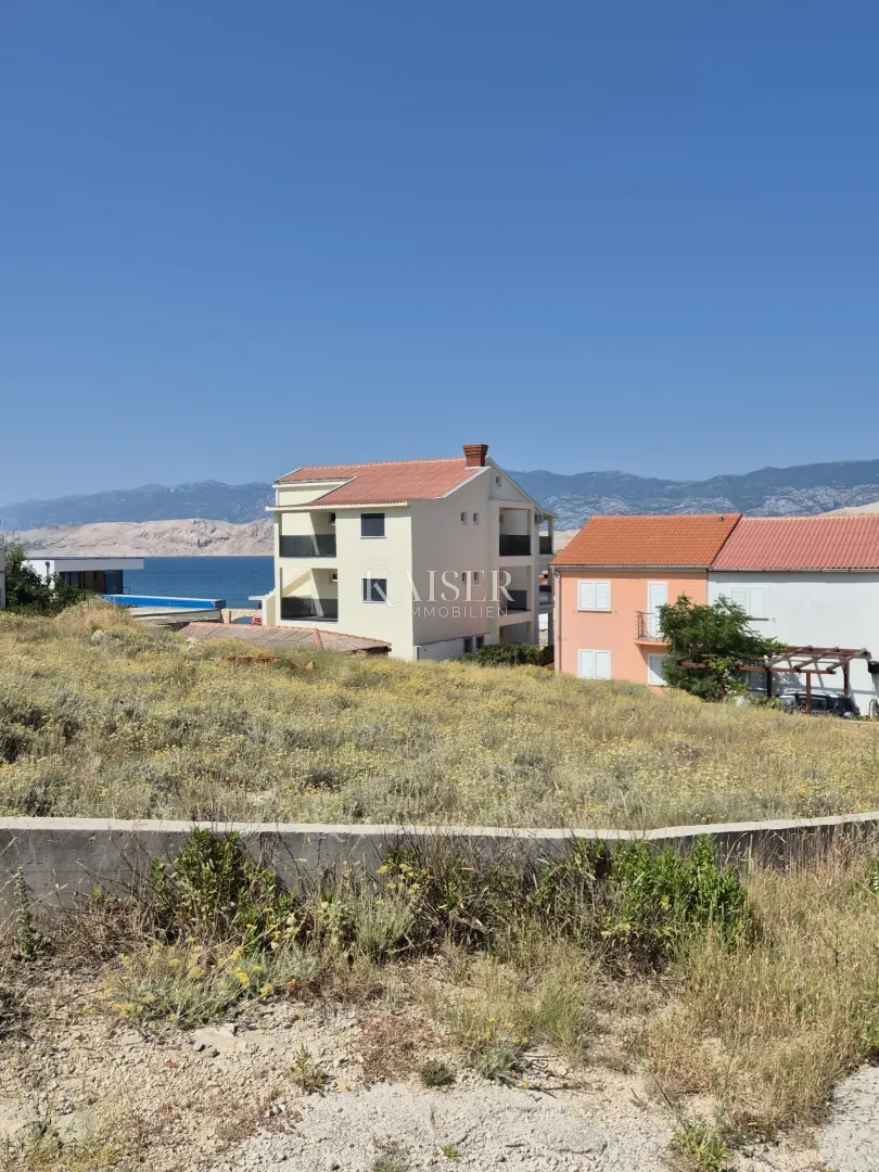 pag - dvosoban stan sa pogledom na more, 70 m od plaže - slika 7
