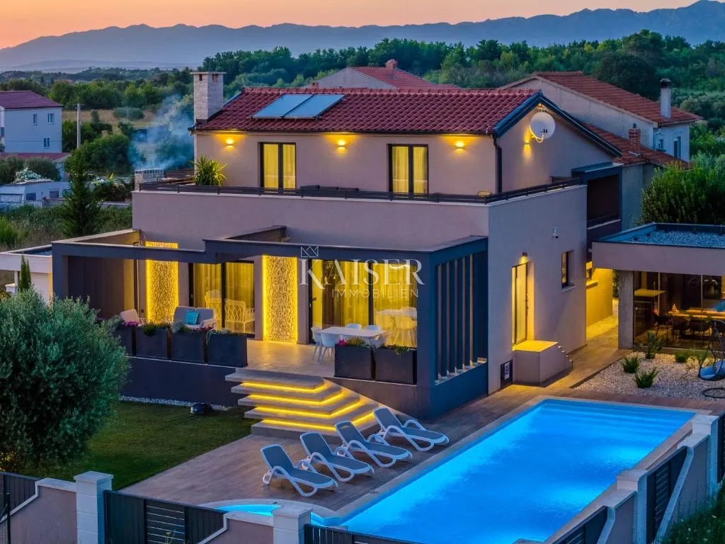 zadar, privlaka – moderna vila okružena maslinicima, vinogradima i nepreglednim poljima koja se stapaju s horizontom mora - slika 5