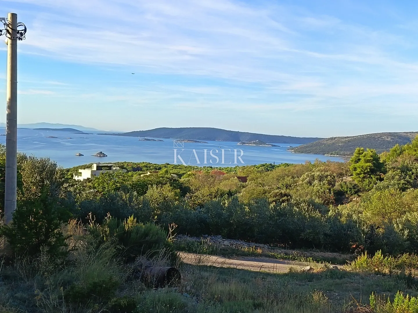seget donji - građevinsko zemljište s panoramskim pogledom na more - slika 3