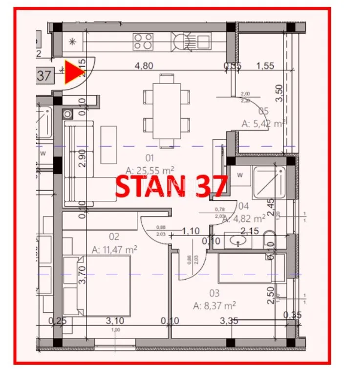 istra, pula- dvosoban stan 54m² u modernoj novogradnji - slika 21