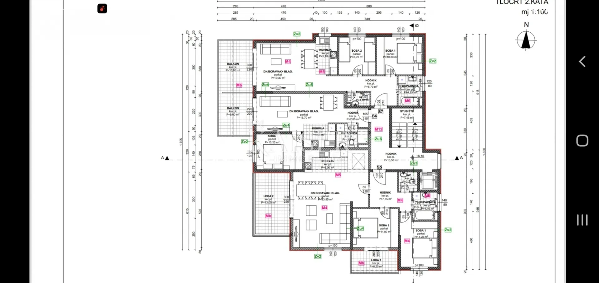 makarska - baška voda, penthouse s pogledom na more - slika 15