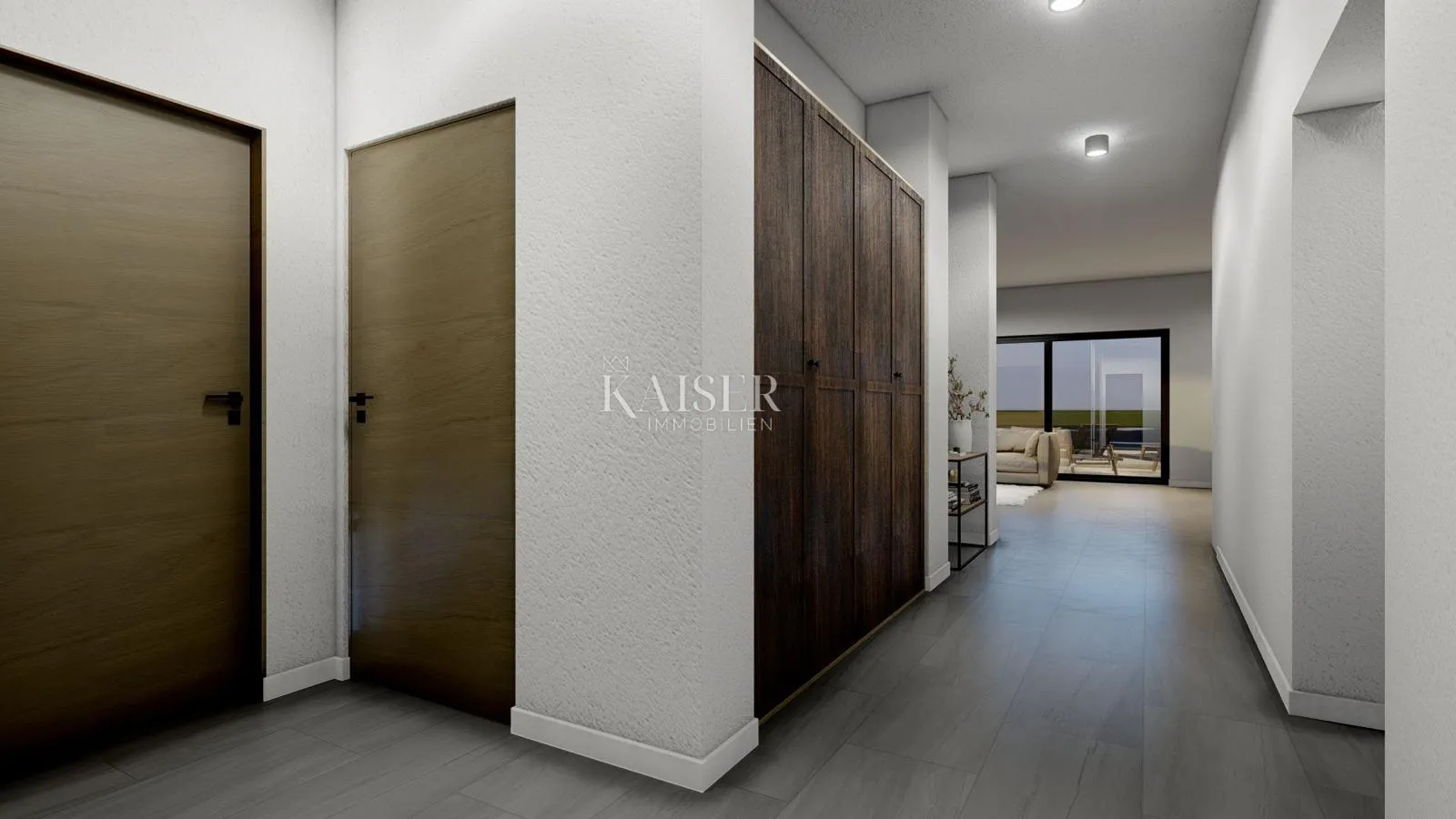otok krk, vrbnik - luksuzni apartman 137m2, pogled more - slika 8