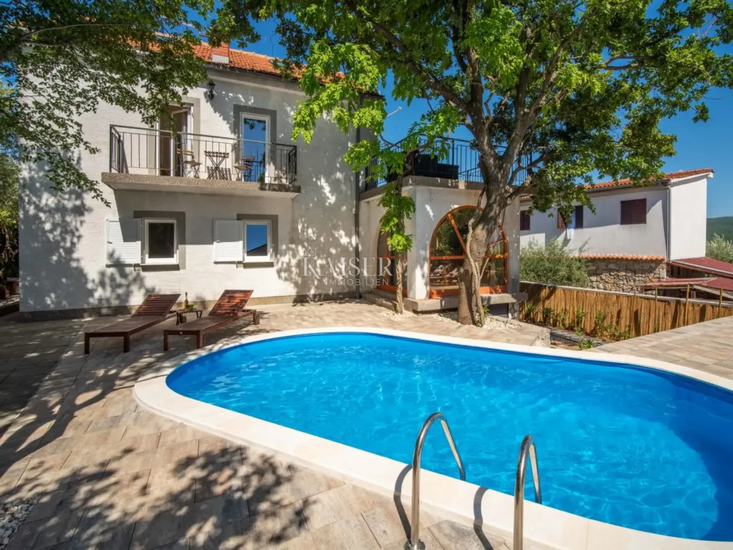 otok krk, kornić - kuća za odmor sa bazenom - slika 23