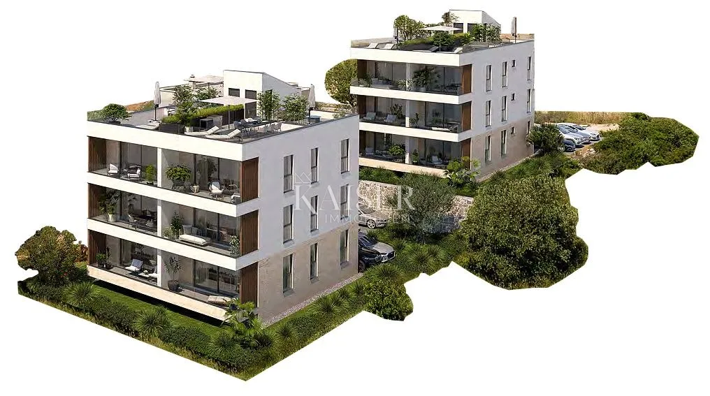 zadar, sveti filip i jakov – zgrada 2, stan s2 s 2 spavaće sobe, privatnim vrtom i pogledom na more (145,79 m²) - slika 6