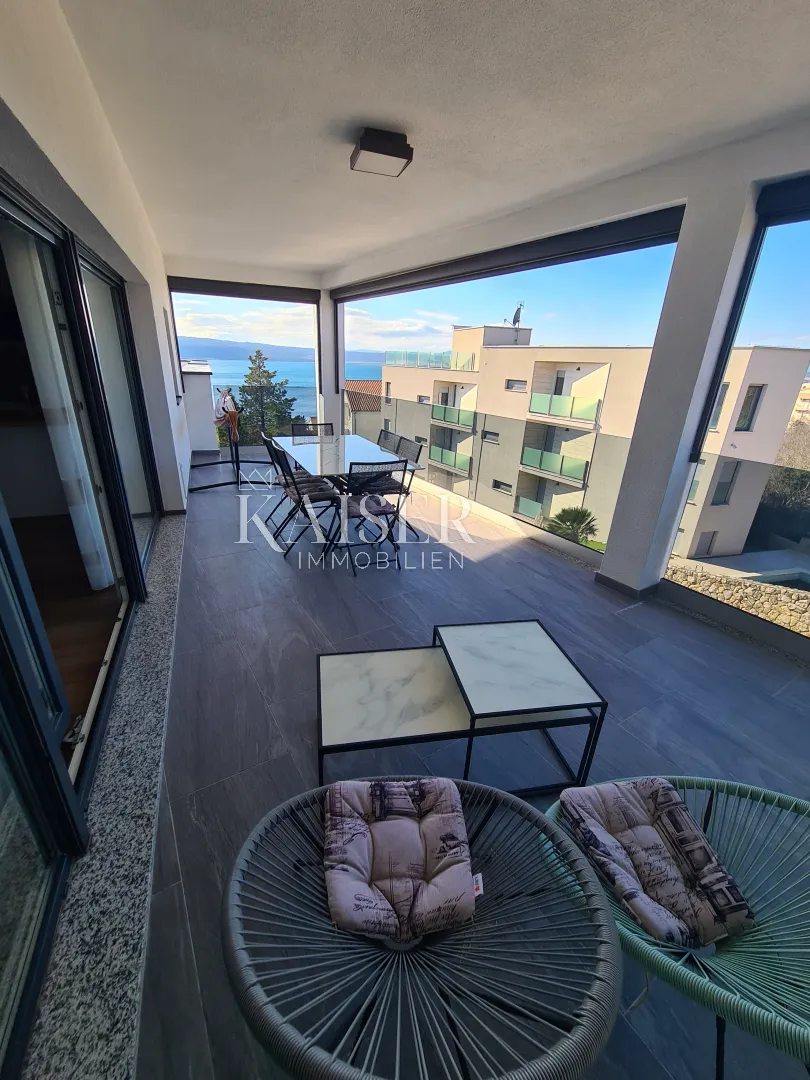 crikvenica, dramalj - luksuzni penthouse sa garažom i panoramskim pogledom na more - slika 8