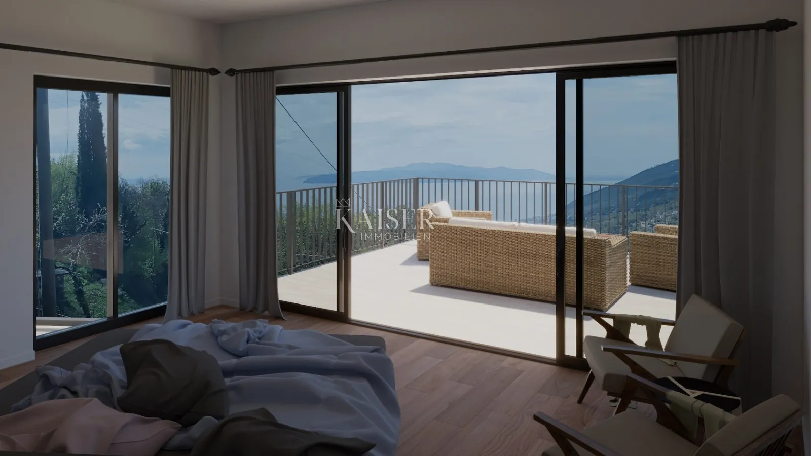 opatija, veprinac- zemljište sa otvorenim pogledom na more - slika 4