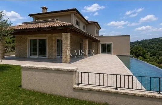 Istra, Momjan - vila s panoramskim pogledom na more i prirodu - Momjan, Buje