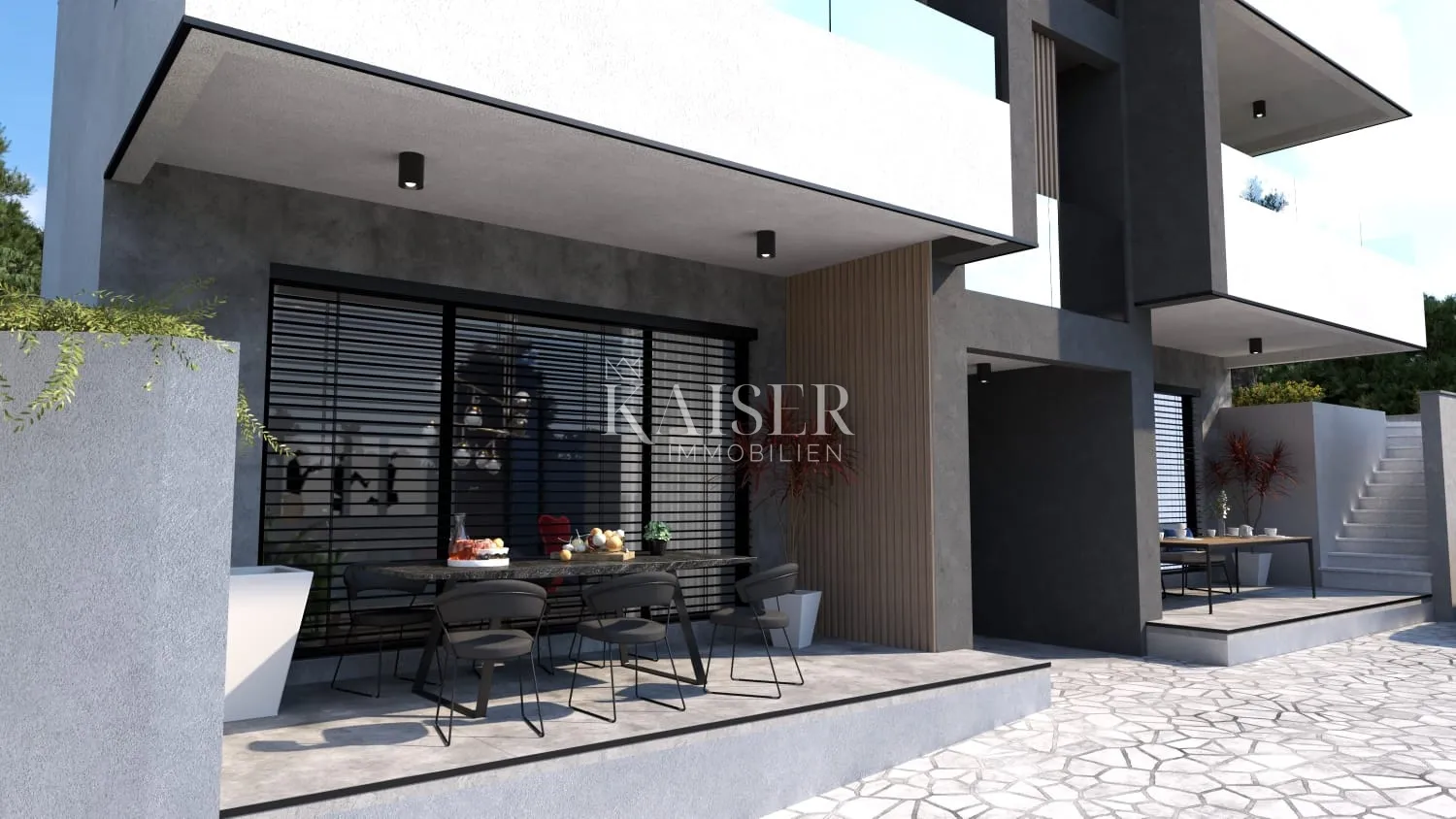 moderan stan u prizemlju s privatnim vrtom, garažom i parkingom, brodarica – šibenik - slika 14