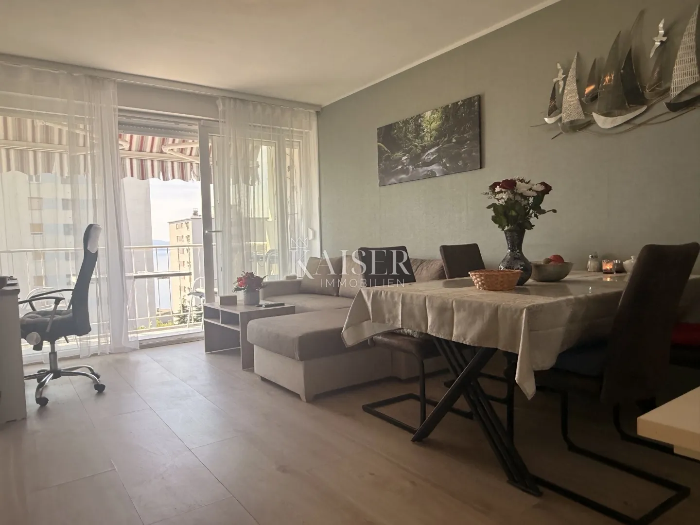 rijeka, turnić, 59 m², 5.kat – stan 2s+db s balkonom i predivnim pogledom na cijleli kvarner - slika 10