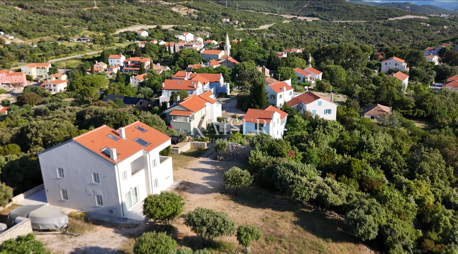 kuća s bazenom i pogledom na more – sveti jakov, mali lošinj - slika 24