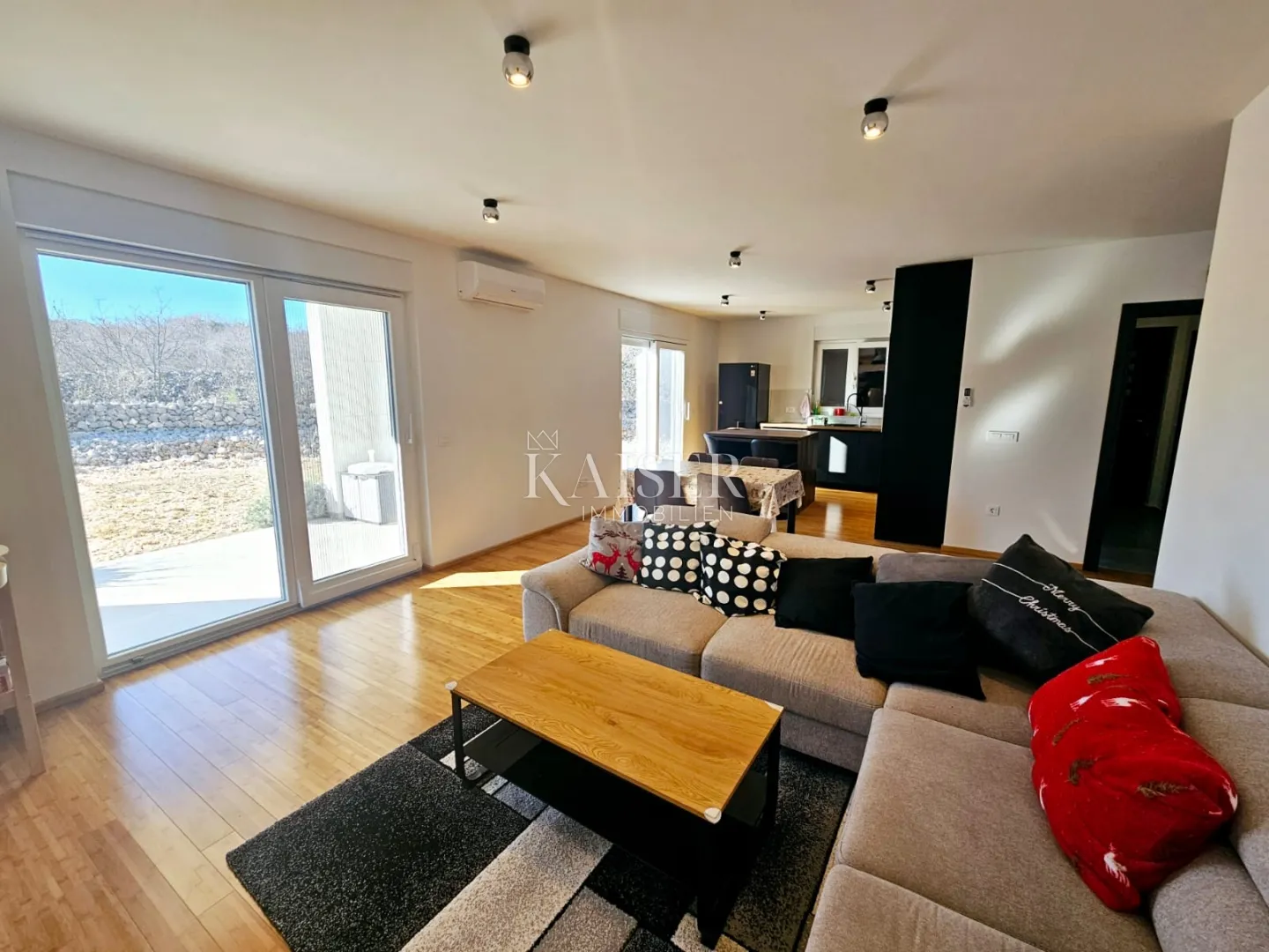 krk, vrbnik - samostojeća kuća 152m2, pogled more - slika 6