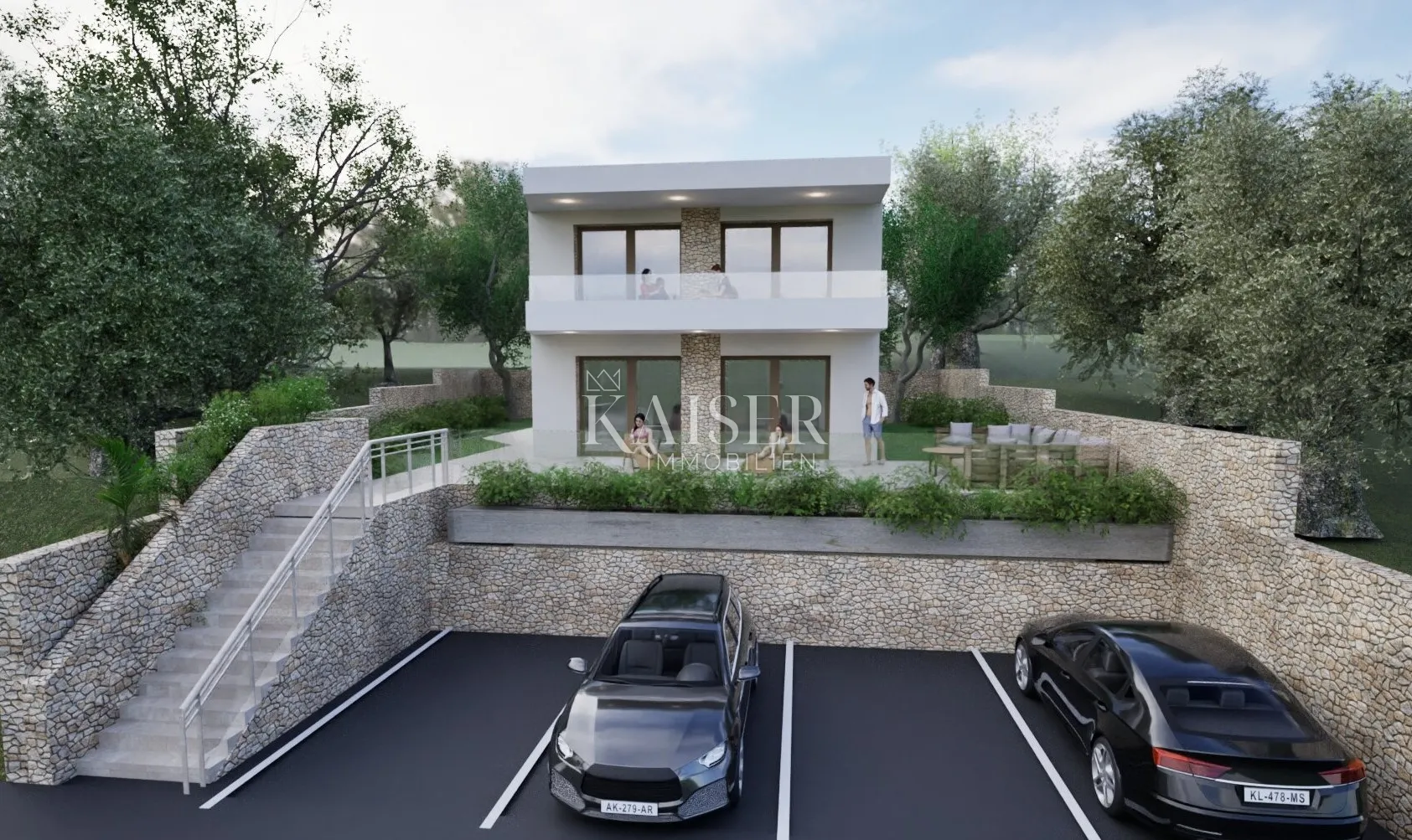 crikvenica - zemljište sa pravomoćnom dozvolom za gradnju, komunalije plaćene - slika 4
