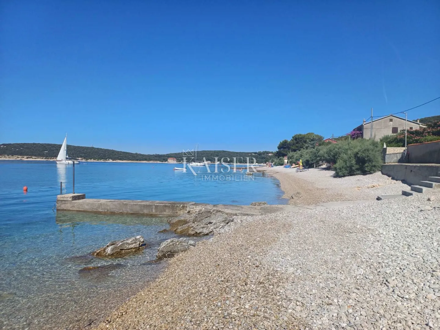 martinšćica, otok cres, mediteranska vila uz plažu - slika 30