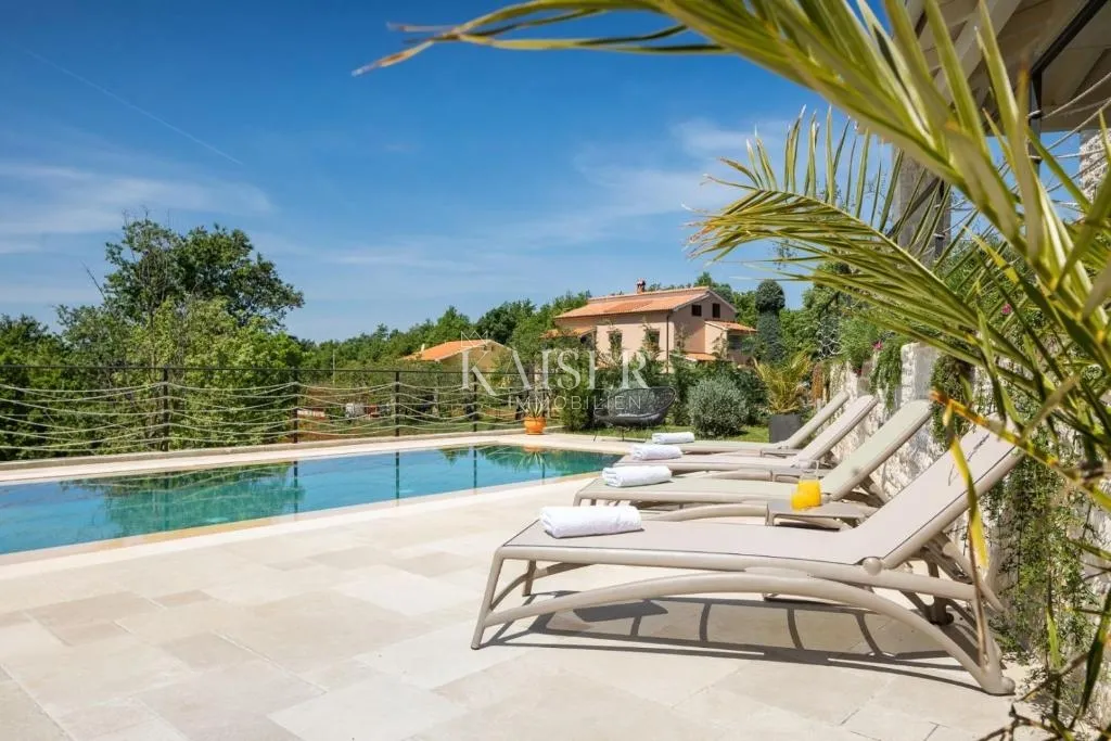istra - višnjan, predivna kamena mediteranska vila - slika 5