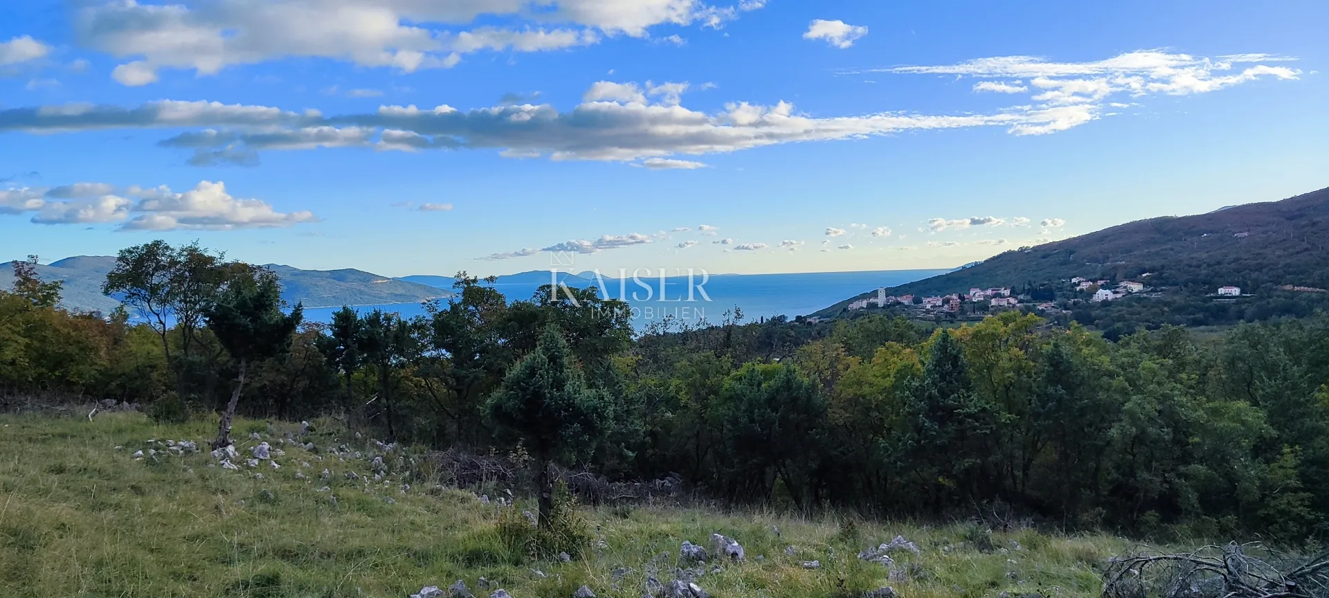mošćenička draga - građevinsko zemljište s prekrasnim pogledom na more, 5.500 m2 - slika 6