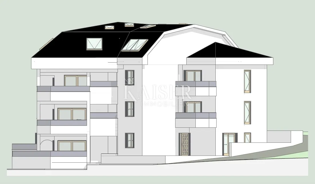 opatija, ičići – stan (2s+db) u prizemlju s velikom terasou i pogledom na more (145,07 m2) - slika 12