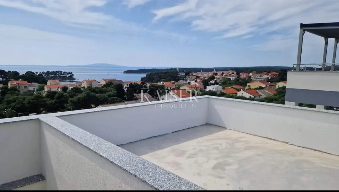 rab, banjol- penthouse sa krovnom terasom i panoramskim pogledom - slika 11