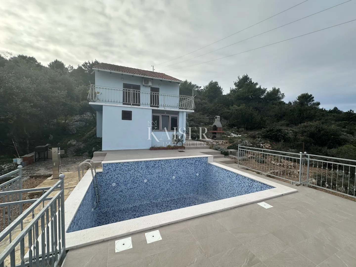 trogir, marina - kuća 80 m2 s bazenom i pogledom na more - slika 4