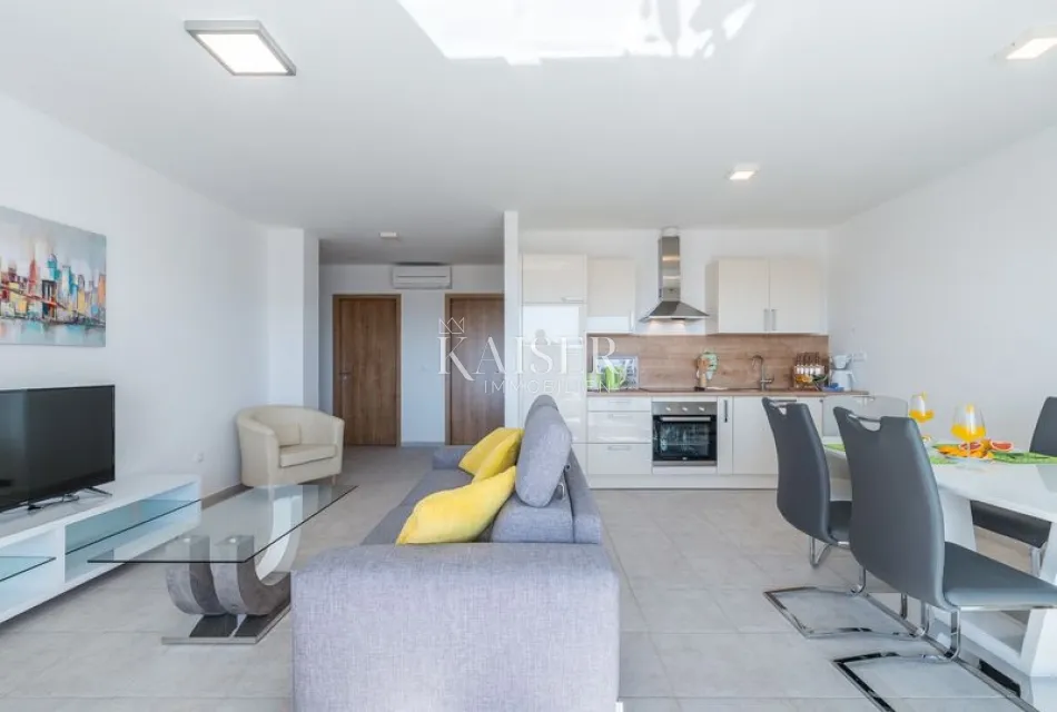 sukošan, zadar - moderan dvosoban apartman s lođom i pogledom na more - slika 26