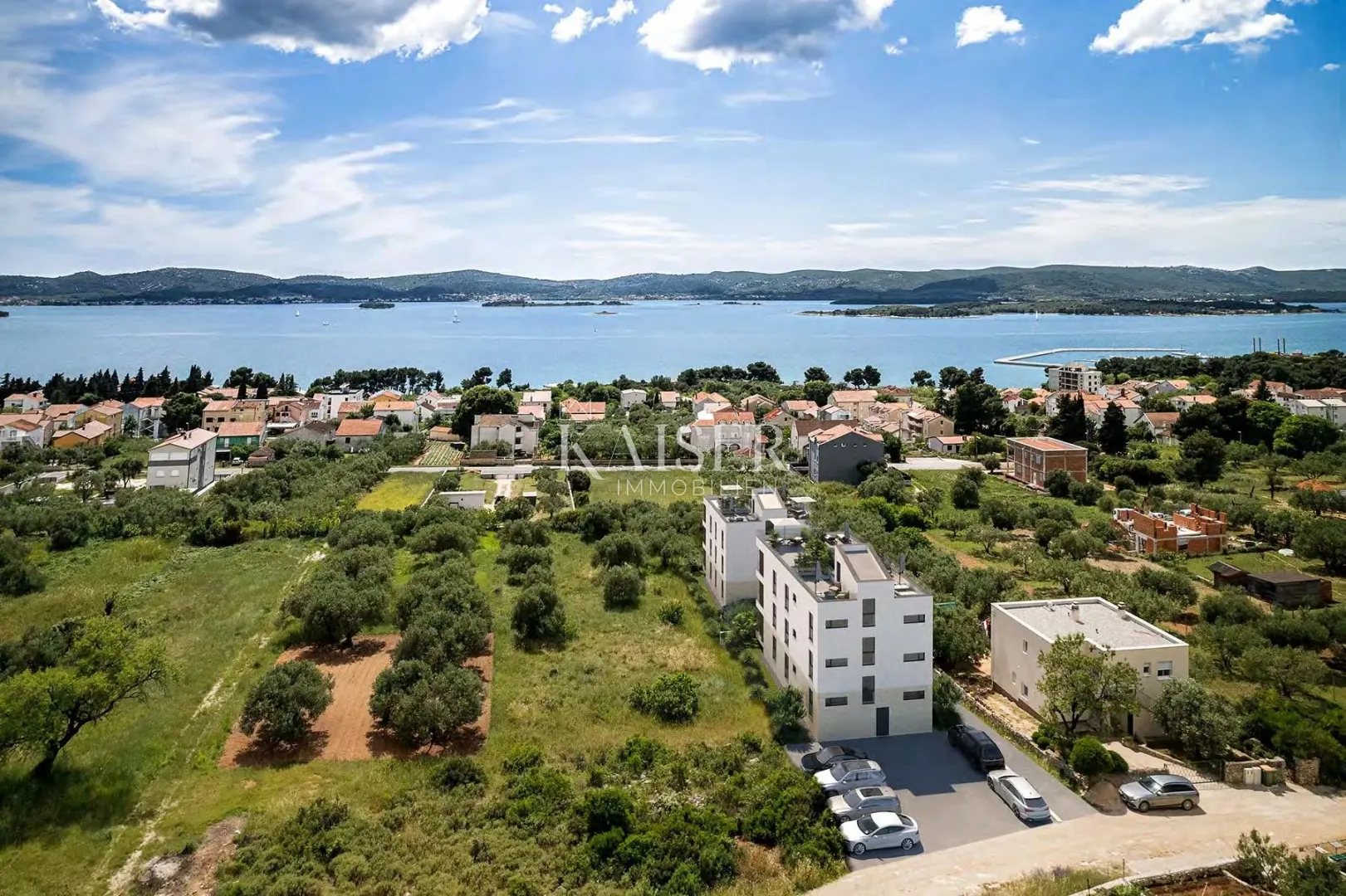 zadar, sveti filip i jakov – zgrada 2, stan s2 s 2 spavaće sobe, privatnim vrtom i pogledom na more (145,79 m²) - slika 5