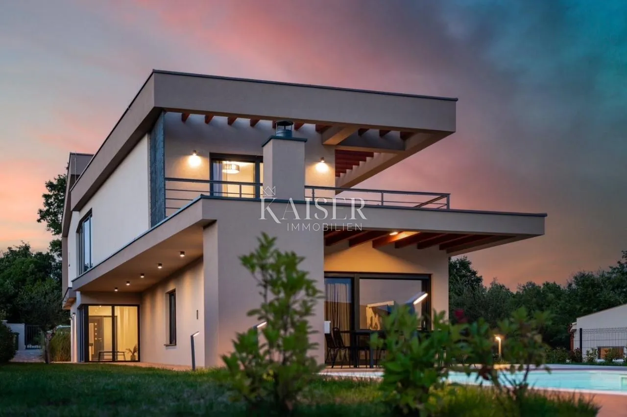 Istra, Svetvinčenat, moderna elegantna vila s bazenom - Štokovci, Svetvinčenat