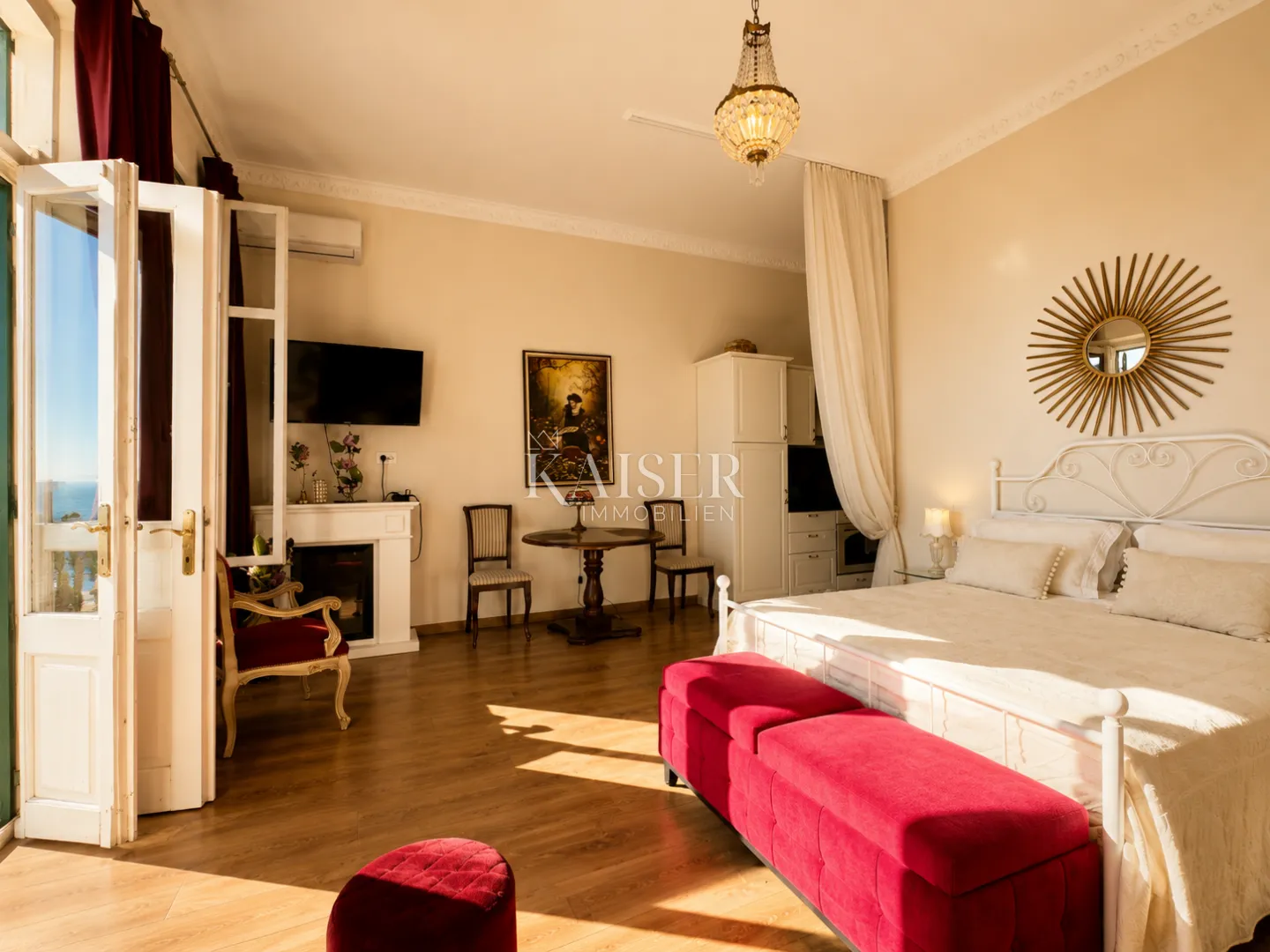 opatija – elegantan studio apartman u povijesnoj vili s terasom i pogledom na more - slika 7