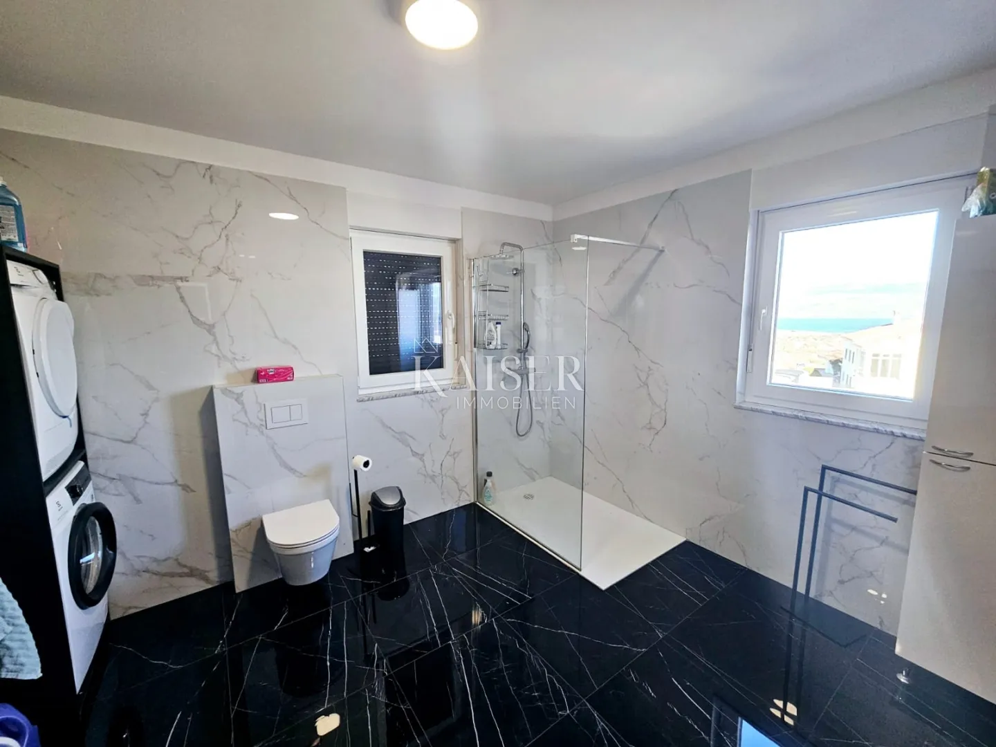 krk, vrbnik - samostojeća kuća 152m2, pogled more - slika 14